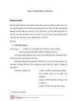 Đánh giá nhóm làm việc hiệu quả tại CÔNG TY LIÊN hợp xây DỰNG vạn CƯỜNG 