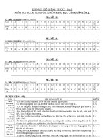 de dap an thi hoc ky 1 mon gdcd 11 nam hoc 2016 2017 