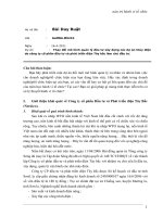 Thay đổi mô hình quản lý đầu tư xây dựng các dự án thủy điện  tại công ty CP đàu tư tây bắc 