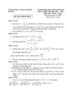 De thi chon HSG cap tinh 12  hai duong 