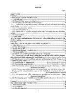 Nghiên cứu các biện pháp nhân giống và gây trồng loài chùm ngây (moringa oleifera lamk) tại vùng duyên hải nam trung bộ 