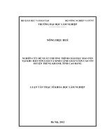 Nghiên cứu đề xuất chương trình giáo dục bảo tồn tại khu bảo tồn loài và sinh cảnh loài vượn cao vít huyện trùng khánh, tỉnh cao bằng 
