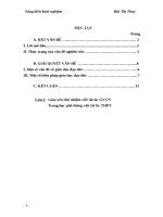 MỘT số BIỆN PHÁP GIÁO dục đạo đức CHO học SINH lớp CHỦ NHIỆM 