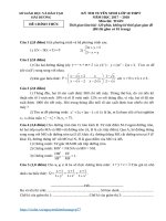 2017 2018 vào 10 toán hải dương 