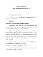 Phân tích thực trạng về đào tạo và phát triển nguồn nhân lực tại PVPOWER LAND 