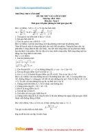 thi thử vào 10 TOÁN văn khê 2015 2016 