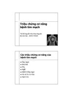 Trieu chung tim mach 