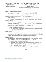 2017 2018 vào 10 toán bình dương 