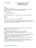 2017 2018 vào 10 toán HCM 