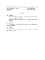 DE KIEM TRA KI 1 DIA 6 