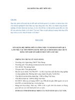 XÂY DỰNG hệ THỐNG mô tả CÔNG VIỆC và ĐÁNH GIÁ kết QUẢ làm VIỆC tại TIEN PHONG BANK