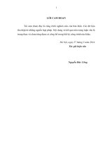 Một số giải pháp nhằm đẩy mạnh quá trình công nghiệp hóa, hiện đại hóa nông nghiệp nông thôn tại thị xã tam điệp, tỉnh ninh bình 