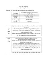 Bản mô tả công việc phó phòng tài chính của công ty thi công cơ giới dầu khí 