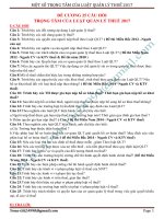 CÂU HỎI TRỌNG TÂM LUẬT QUẢN LÝ THUẾ  ÔN THI CÔNG CHỨC THUẾ 2016