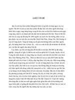 Điều tra tình hình hoạt động sản xuất và tiêu thụ rau trên địa bàn xã yên mỹ  huyện thanh trì  hà nội 