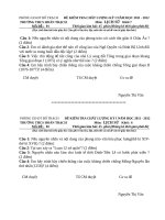 Đề kiểm tra học kì 1 môn lịch sử lớp 7 