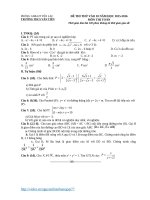 Đề  đa thi thử vào 10 van tien v10 