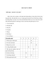 Đánh giá hành vi úng xử qua các mô hình trắc nghiệm thực tiễn