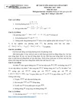 2017 2018 vào 10 toán bắc ninh 