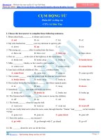 CUM DONG TU phrasal verb