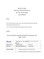 MÔ tả vị TRÍ CÔNG VIỆC PHỤ TRÁCH đào tạo tổng công ty lâm nghiệp   việt nam