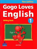 Gogo loves english 1 writing book full 
