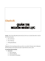 Xây dựng bộ tiêu chuẩn đánh giá nhân viên tại công ty cổ phần tiêu chuẩn việt