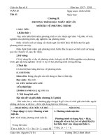 Giáo án đại sô 8 HK II