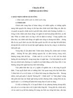 chính sách công và chu trình chinh sách công 