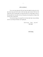 Giải pháp phát triển nông nghiệp bền vững tại huyện tĩnh gia, tỉnh thanh hóa 