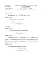 De thi chon HSG cap tinh  12 quang binh 