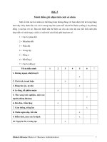 Phân tích tính cách và hành vi ứng xử từ đó điều chỉnh phù hợp trong tương lai