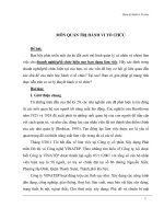 Nâng cao hiệu quả làm việc cho nhân viên thuộc bộ phận kinh doanh tại VINATEP