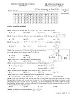 Đề kiểm tra  Đề thi  ĐỀ 102 