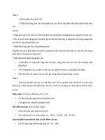 Bài tập hoá lý đại cương