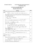 HDG   de thi chon HSG cap tinh 12  nghe an 