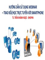 Hướng dẫn sử dụng WEBINAR trên Smartphone