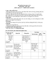 Đề kiểm tra học kì 1 môn địa lý lớp 7 