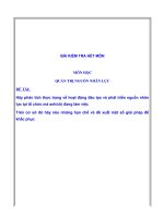 THực trạng tuyển dụng dào tạo về nhân lực tại cty CP tập đoàn đầu tư thương mại công nghiệp việt á