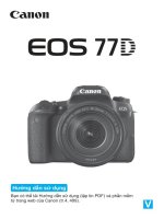Hướng dẫn sử dụng Canon EOS 77D