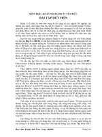 Bài thi hết môn QUẢN TRỊ HÀNH VI tổ CHỨC 