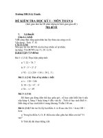 Đê kiểm tra học kỳ 1   toán 6 