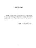 XÂY DỰNG và CỦNG cố văn hóa DOANH NGHIỆP TRONG dự án  PHÁT TRIỂN môi TRƯỜNG làm VIỆC