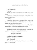 BÀI 2  lý LUẬN CHUNG về PHÁP LUẬT 2 