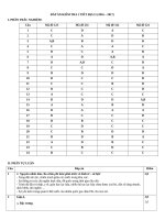 dap an kiem tra 1 tiet dia li 11 hoc ky i nam hoc 2016 2017 