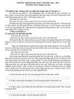 CHUONG TRINH KHAI GIANG NAM HOC 