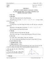 Giáo án hình học 9 chuẩn kiến thức kỹ năng