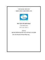 Lập trình MIDlet thực hiện xử lý vẽ đồ họa và xử lý phím 