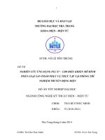 nghiên cứu ứng dụng plc s7 – 1200 điều khiển mô hình phân loại sản phẩm phục vụ thực tập tại phòng thí nghiệm truyền động điện 