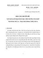 Bài thu hoạch bồi dưỡng thường xuyên cấp thcs module 14 